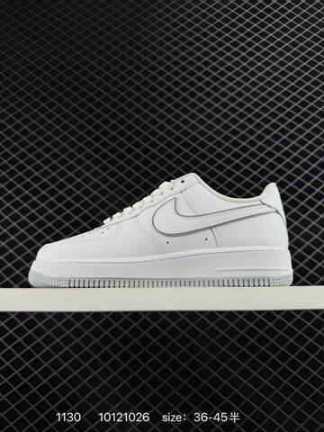 Nike Air Force 1 Low White Black EU 36-45 Casual - Unisex (BS-73924)