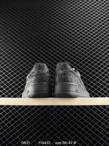 Nike Air Force 1 07 Low Black Snakeskin EU 36-47 Lifestyle - Unisex (BS-80798)
