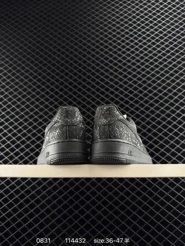 Nike Air Force 1 07 Low Black Snakeskin EU 36-47 Lifestyle - Unisex BS-80798