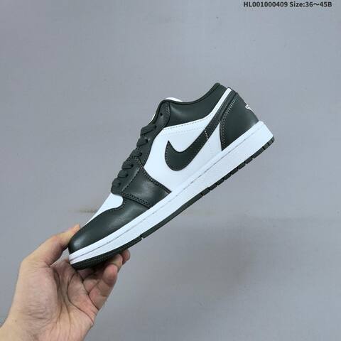 Air Jordan 1 Low White Olive AIR JORDAN 1 Aj1 Lifestyle (BS-66276)