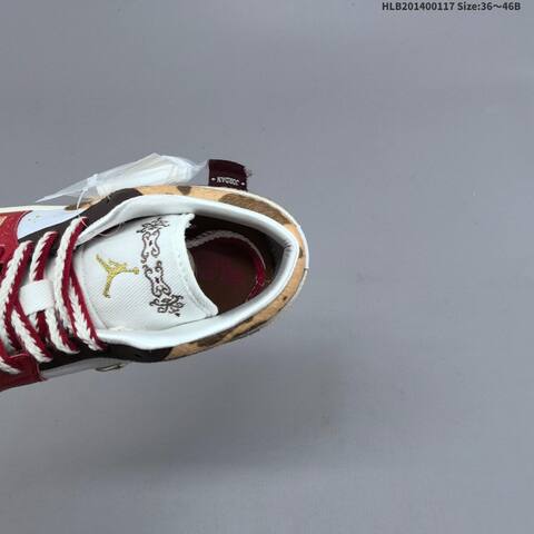 Jordan Air Jordan 1 Low OG White Red Brown Tan EU 36-46 Casual - Unisex BS-66937