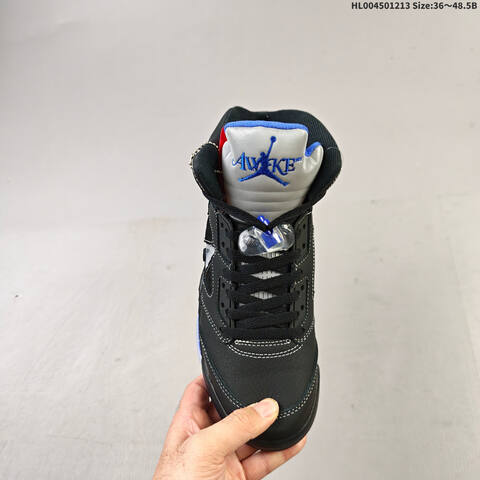 Awake NY x Air Jordan 5 Retro Racer Blue AIR JORDAN 5 Aj5 5 Awak Lifestyle (BS-67457)