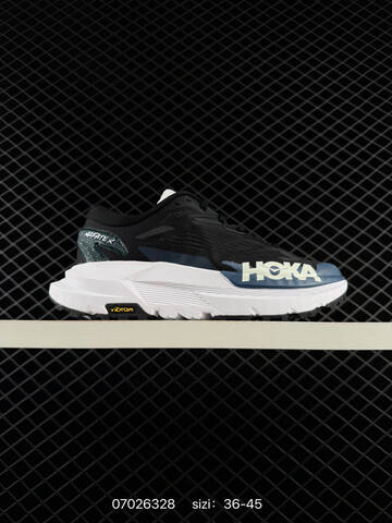 HOKA ONE ONE Mafate X Purple Black Blue Coral EU 36-45 Trail Shoe Trail Running Sneakers - Unisex (BS-86172)