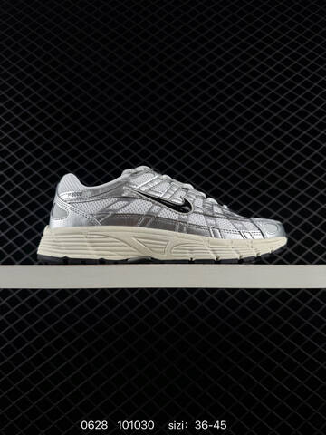 Nike P-6000 White Silver Cream Black EU 36-45 Running Shoe - Unisex (BS-70538)