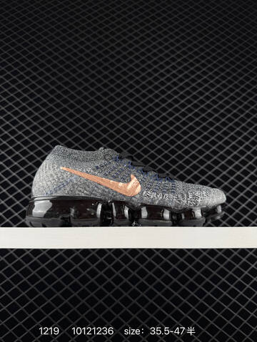 Nike Air VaporMax Flyknit White Pink 35 5-47 5 Running - Unisex (BS-73586)