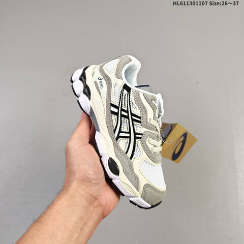 ASICS GEL-NYC Black Silver Grey 26-37 Running Shoe Running Sneakers - Women's (BS-69318)