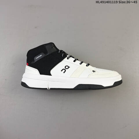 On Running THE ROGER Clubhouse Mid White Black Off White EU 36-45 Sneaker Casual Sneakers - Unisex (BS-69803)