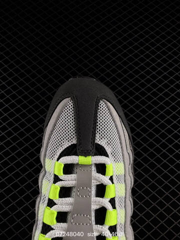 Nike Air Max 95 OG Black Grey White Neon Yellow EU 40-46 Running - Men's (BS-70097)