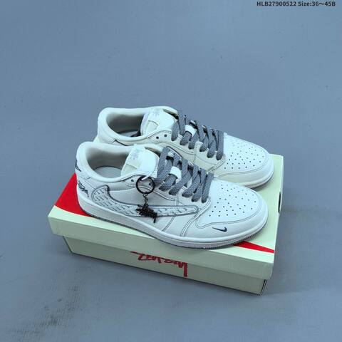 Nike Air Jordan 1 x Travis Scott Black White Cream EU 36-45 Casual - Unisex (BS-65904)