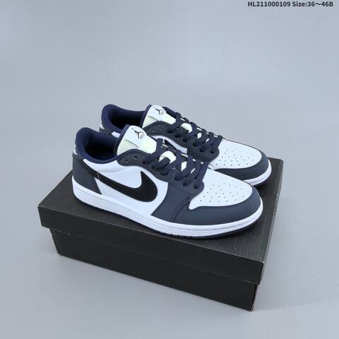 Jordan Air Jordan 1 Low White Royal Blue Red EU 36-46 Basketball - Unisex (BS-67050)