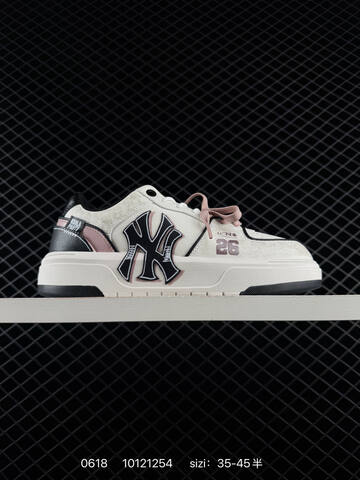 MLB Chunky Liner NY 26 White Pink Black EU 35-45 Skate Shoe Skate Sneakers - Unisex