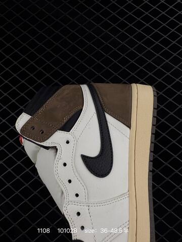 Jordan Air Jordan 1 Retro High OG White Brown Black Cream EU 36-48 5 Basketball Shoe - Unisex BS-80322