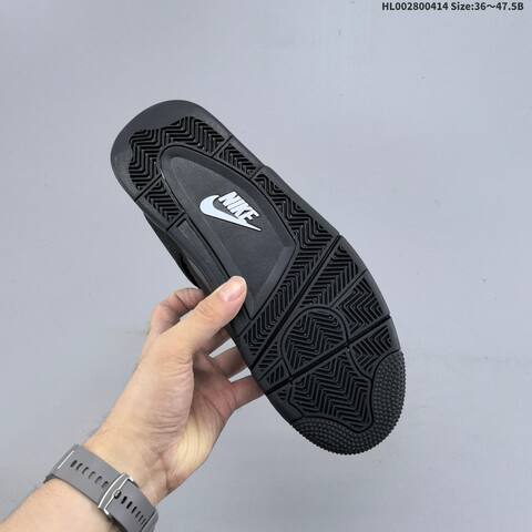 Jordan Air Jordan 4 Retro Black 36 47 5 Basketball - Unisex (BS-66199)