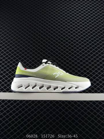 On Cloudsurfer Next Light Green White Dark Purple Lime EU 36-45 Running Shoe Running Sneakers - Unisex (BS-85543)