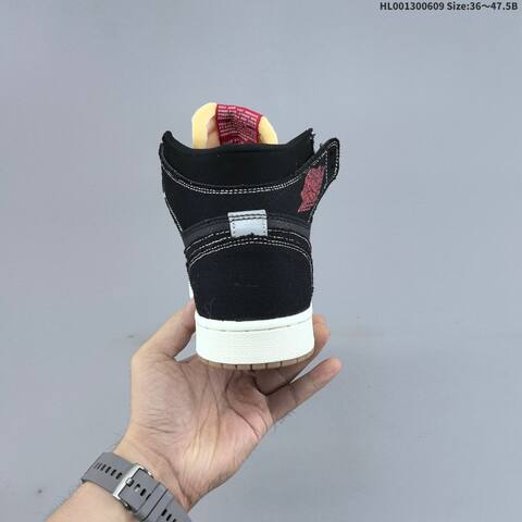 Jordan Air Jordan 1 High OG Black White Red 36 47 5 Basketball - Unisex (BS-65794)