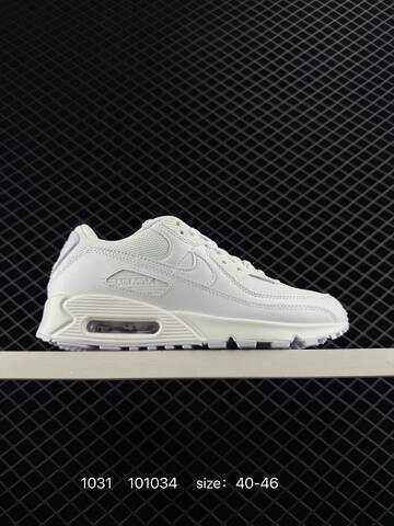 Nike Air Max 90 Triple White EU 40-46 Lifestyle - Men's (BS-74458)