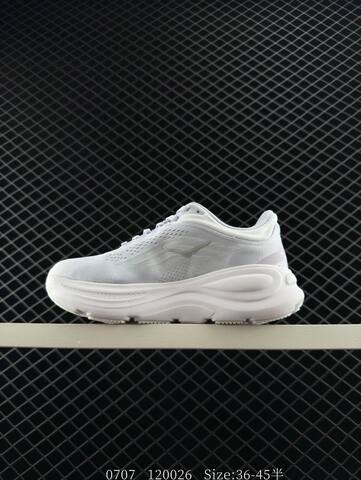 HOKA ONE ONE Bondi 9 White Silver EU 36-45 Running Shoe Running Sneakers - Unisex (BS-86566)