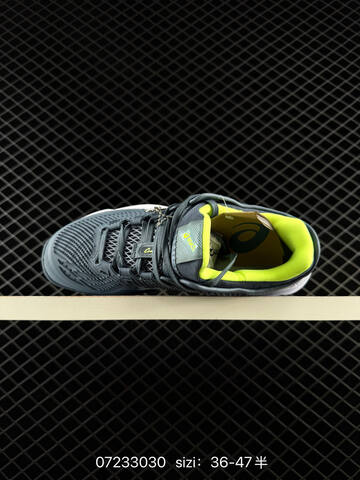 ASICS COURT FF3 NOVAK Slate Grey White Neon Yellow EU 36-47 Tennis Shoe Casual Sneakers - Unisex (BS-81711)
