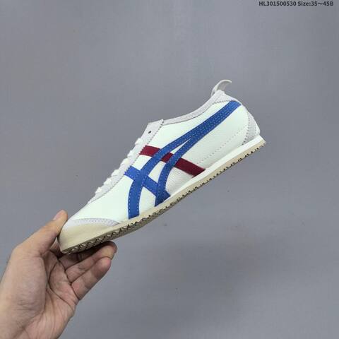 Onitsuka Tiger MEXICO 66 VIN Cream White Navy Blue EU 35-45 Sneaker Casual Sneakers - Unisex (BS-68785)