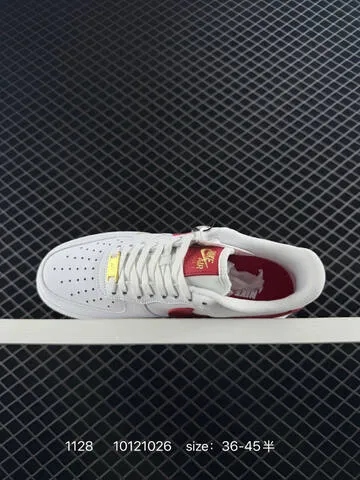 Nike Air Force 1 Low White Red EU 36-45 Lifestyle - Unisex BS-73954