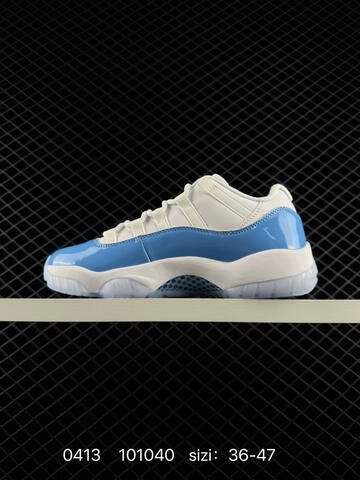 Jordan Air Jordan 11 Retro Low White Light Blue EU 36-47 Basketball Shoe - Unisex (BS-79487)