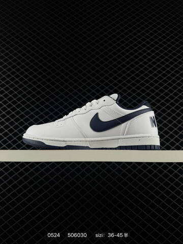 Nike Big Low 355152-106 White Navy Blue EU 36-45 Skate - Unisex (BS-71240)
