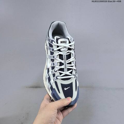 Nike P-6000 Navy Silver Grey Cream EU 36-45 Running Shoe Running Sneakers - Unisex (BS-60249)