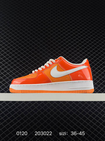 Nike Air Force 1 07 Low Orange White EU 36-45 Lifestyle - Unisex (BS-73046)