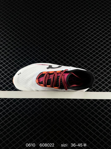On Cloudmonster White Magenta Orange Black EU 36-45 Running Shoe Running Sneakers - Unisex (BS-85175)