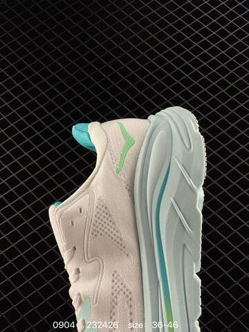 HOKA ONE ONE Clifton 10 White Mint Green EU 36-46 Running Shoe Running Sneakers - Unisex (BS-86461)