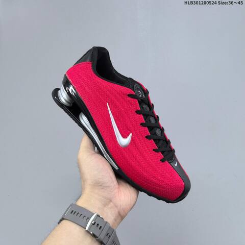 Nike Shox Z IQ7574-671 Black Red Silver White EU 36-45 Running Shoe - Unisex (BS-60144)