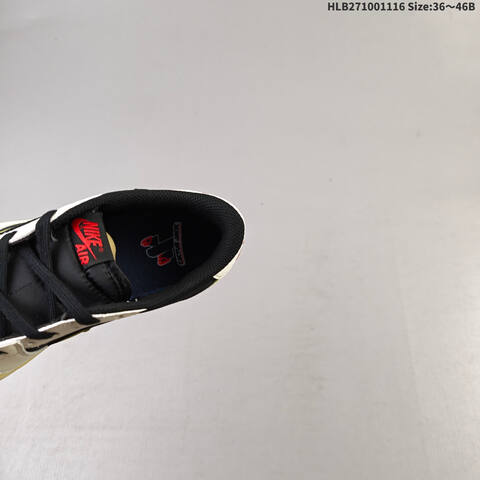 Nike Air Jordan 1 Low OG SP Black White Olive Cream EU 36-46 Casual - Unisex BS-63625