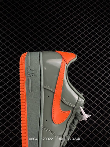 Nike Air Force 1 Low Dark Green Orange EU 36-45 Lifestyle - Unisex (BS-70986)