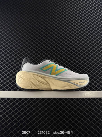 New Balance Fresh Foam X More V5 Black Off White Silver EU 36-45 Running Shoe - Unisex (BS-82862)