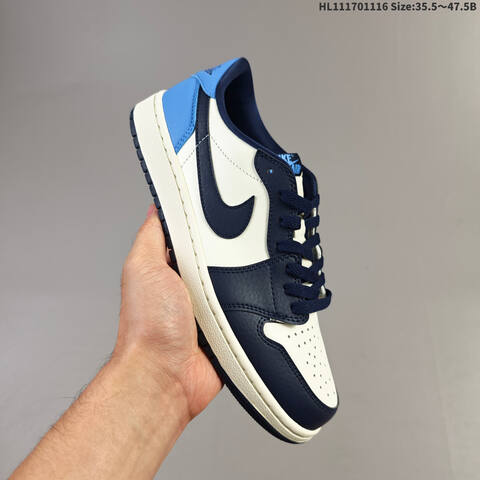 Nike Air Jordan 1 Retro Low OG Black Pink Black Red White Black Blue White EU 35 5-47 5 Casual - Unisex (BS-63605)