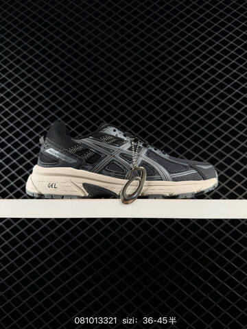 ASICS Gel-VENTURE 6 Black Grey Beige EU 36-45 Trail Shoe Trail Running Sneakers - Unisex