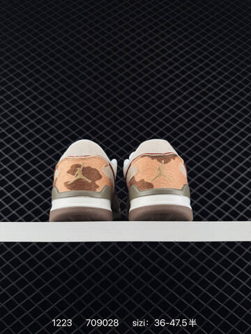 Jordan Flight Court Beige White Brown Red EU 36-47 5 Sneaker - Unisex BS-80005