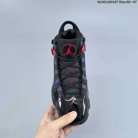 Jordan 6 Rings Black Red Blue EU 40-47 Basketball - Men's (BS-67070)