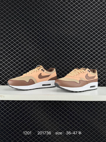 Nike Air Max 1 Premium Peach Tan Brown EU 36-47 5 Lifestyle - Unisex (BS-73901)