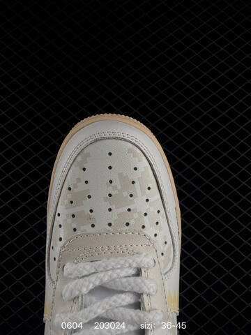Nike Air Force 1 07 Low White Beige Burgundy Pale Yellow EU 36-45 Lifestyle - Unisex (BS-71000)