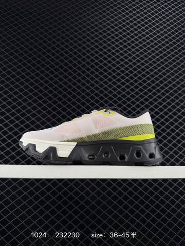 On Running Cloudmonster Hyper 3 Pale Pink Black Neon Yellow White EU 36-45 Running Shoe Running Sneakers - Unisex (BS-85479)