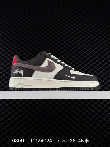 Nike Air Force 1 07 Low Multiple Colorways Shown White Red Black Grey Gum Brown Cream Red White Navy Tan EU 36-45 Lifestyle - Unisex (BS-72715)