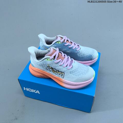 HOKA Mach 6 White Navy Mint Green EU 40-45 Running Shoe Running Sneakers - Men's (BS-69345)