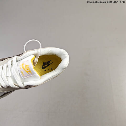 Nike Air Max 1 White Beige Brown Yellow EU 36-47 Sneaker - Unisex BS-63089