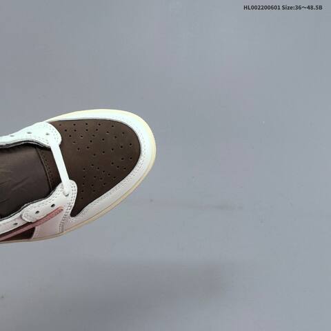 Nike Air Jordan 1 Low Brown White Pink 36 48 5 Lifestyle - Unisex (BS-65824)