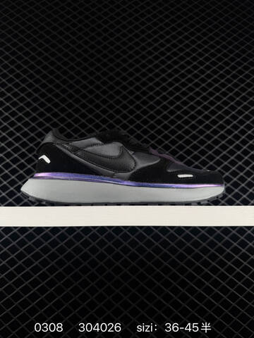 Nike Phoenix Waffle Black White 36-45 Running - Unisex (BS-72744)