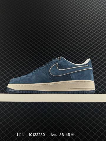 Nike Air Force 1 Blue Cream 36-45 5 Lifestyle - Unisex (BS-74206)