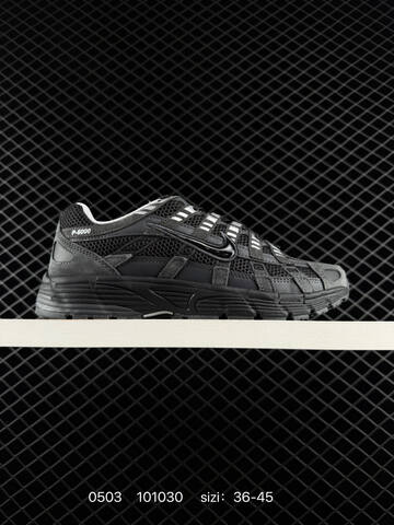 Nike P-6000 Black Grey White EU 36-45 Running - Unisex (BS-71708)