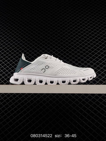 On Running Cloud 6 Coast Black Grey White Red EU 36-45 Running Shoe Running Sneakers - Unisex (BS-84943)
