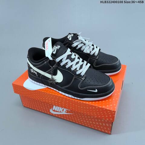 Nike Dunk Low Off White Grey Black Yellow EU 36-45 Skate Shoe - Unisex BS-62133